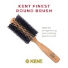 image:imageKent LBR1 Finest Hair Brushes for Women Blow Dry Brush Made of Beechwood Spiral Radial Boar Bristle Hairbrush for Short or Shaped Hair  Royal Salon Style Straightening Pure Wood Brush from KentLBR2