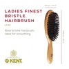 image:imageKent LC22 Finest Hair Brushes for Women Detangler Dry Brush Made of Cherrywood  Boar Bristle Oval Hairbrush for Medium to Thick Hair All Lengths  Salon Style Straightening Pure Wood Brush from KentLC22