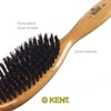 image:imageKent LC22 Finest Hair Brushes for Women Detangler Dry Brush Made of Cherrywood  Boar Bristle Oval Hairbrush for Medium to Thick Hair All Lengths  Salon Style Straightening Pure Wood Brush from KentLC22