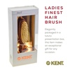 image:imageKent LR31 Hair Brushes for Women Dark Wood Straightener Hair Brush  Black Boar Bristle Travel Size Hairbrush for Styling Short to Medium Hair  Dry Brush for Styling Straightening Stimulating OilsLR23