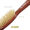 image:imageKent LR31 Hair Brushes for Women Dark Wood Straightener Hair Brush  Black Boar Bristle Travel Size Hairbrush for Styling Short to Medium Hair  Dry Brush for Styling Straightening Stimulating OilsLR23