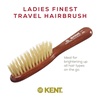 image:imageKent LR31 Hair Brushes for Women Dark Wood Straightener Hair Brush  Black Boar Bristle Travel Size Hairbrush for Styling Short to Medium Hair  Dry Brush for Styling Straightening Stimulating OilsLR23