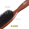 image:imageKent LR6 Finest Dark Wood Styling Hair Brushes for Women  Natural Black Boar Bristle Hairbrush for Medium to Thick Hair of All Lengths  Dry Brush for Styling Straightening and Stimulating OilsLR6