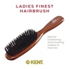 image:imageKent LR6 Finest Dark Wood Styling Hair Brushes for Women  Natural Black Boar Bristle Hairbrush for Medium to Thick Hair of All Lengths  Dry Brush for Styling Straightening and Stimulating OilsLR6