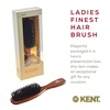 image:imageKent LR6 Finest Dark Wood Styling Hair Brushes for Women  Natural Black Boar Bristle Hairbrush for Medium to Thick Hair of All Lengths  Dry Brush for Styling Straightening and Stimulating OilsLR6