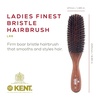 image:imageKent LR6 Finest Dark Wood Styling Hair Brushes for Women  Natural Black Boar Bristle Hairbrush for Medium to Thick Hair of All Lengths  Dry Brush for Styling Straightening and Stimulating OilsLR6