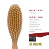 image:imageKent LS7 Finest Satin Wood Oval Hair Brushes for Women  Natural White Boar Bristle Hairbrush for Medium or Thick Hair of All Lengths  Dry Brush for Styling Straightening LS7  Hairbrush CleanerLS7