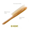 image:imageKent LS7 Finest Satin Wood Oval Hair Brushes for Women  Natural White Boar Bristle Hairbrush for Medium or Thick Hair of All Lengths  Dry Brush for Styling Straightening LS7  Hairbrush CleanerLS7