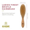 image:imageKent LS7 Finest Satin Wood Oval Hair Brushes for Women  Natural White Boar Bristle Hairbrush for Medium or Thick Hair of All Lengths  Dry Brush for Styling Straightening LS7  Hairbrush CleanerLS7