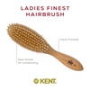 image:imageKent LS7 Finest Satin Wood Oval Hair Brushes for Women  Natural White Boar Bristle Hairbrush for Medium or Thick Hair of All Lengths  Dry Brush for Styling Straightening LS7  Hairbrush CleanerLS7