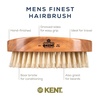 image:imageKent MC4 Mens Hair and Beard Brush Kit Exfoliating Natural Boar Bristle Hair Brush Cherrywood Base with Firm Bristles for Coarse Hair Types  LPC3 Brush Cleaner  Premium Grooming SetMC4