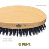image:imageKent MG2 Boar Bristle Hair Brush for Men Military Brush with Natural Boar Bristles for Mens Grooming for All Hair Types 360 Wave Brush Travel side for beard and mustacheMG2