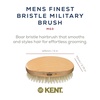 image:imageKent MG3 Finest Mens Hair amp Beard Brush for Skin Care  100 Natural White Boar Bristle for Mens Grooming Scalp Brush 360 Wave Beard and Mustache Straightener For Mens Hair CareMG3