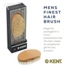 image:imageKent MG3 Finest Mens Hair amp Beard Brush for Skin Care  100 Natural White Boar Bristle for Mens Grooming Scalp Brush 360 Wave Beard and Mustache Straightener For Mens Hair CareMG3