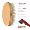 image:imageKent MG3 Finest Mens Hair amp Beard Brush for Skin Care  100 Natural White Boar Bristle for Mens Grooming Scalp Brush 360 Wave Beard and Mustache Straightener For Mens Hair CareMG3