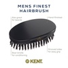 image:imageKent MN11 Finest Mens Hair and Facial Brush for Beard Care  100 Natural Black Boar Bristle Brush for Mens Grooming Scalp Stimmulating 360 Wave and Beard Straightener For Mens Hair CareMN11