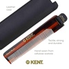 image:imageKent NU22 Handmade All Fine Tooth Pocket Comb for Men Women and Kids Hair Comb Straightener for Everyday Grooming Styling Hair Beard and Mustache Saw Cut and Hand Polished Made in EnglandDLeather Pouch