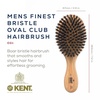 image:imageKent OG1 Finest Mens Hair Brush and Facial Brush for Beard Care  100 Natural Black Boar Bristle Brushs for Mens Grooming 360 Wave and Beard Straightener For Mens Hair CareOG1