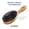 image:imageKent OG1 Finest Mens Hair Brush and Facial Brush for Beard Care  100 Natural Black Boar Bristle Brushs for Mens Grooming 360 Wave and Beard Straightener For Mens Hair CareOG1