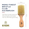 image:imageKent OG2S Beechwood Soft Bristle Hair and Facial Brush for Beard Care  Exfoliating Soft White Natural Boar Bristle Brushs for Mens Grooming Hair Care and Beard Straightener Handmade in EnglandOG2S