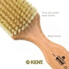 image:imageKent OG2S Beechwood Soft Bristle Hair and Facial Brush for Beard Care  Exfoliating Soft White Natural Boar Bristle Brushs for Mens Grooming Hair Care and Beard Straightener Handmade in EnglandOG2S