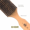 image:imageKent OG2S Beechwood Soft Bristle Hair and Facial Brush for Beard Care  Exfoliating Soft White Natural Boar Bristle Brushs for Mens Grooming Hair Care and Beard Straightener Handmade in EnglandOG2