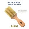 image:imageKent OG2S Beechwood Soft Bristle Hair and Facial Brush for Beard Care  Exfoliating Soft White Natural Boar Bristle Brushs for Mens Grooming Hair Care and Beard Straightener Handmade in EnglandOG2S