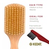image:imageKent OG2S Beechwood Soft Bristle Hair and Facial Brush for Beard Care  Exfoliating Soft White Natural Boar Bristle Brushs for Mens Grooming Hair Care and Beard Straightener Handmade in EnglandOG4