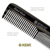 image:imageKent OT Tortoise Pocket Comb  Handmade Fine and Wide Tooth Hair Comb for Men Women and Kids  Travel Beard and Mustache Comb  Saw Cut and Hand Polished Made in EnglandGraphite