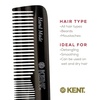 image:imageKent OT Tortoise Pocket Comb  Handmade Fine and Wide Tooth Hair Comb for Men Women and Kids  Travel Beard and Mustache Comb  Saw Cut and Hand Polished Made in EnglandGraphite