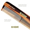image:imageKent OT Tortoise Pocket Comb  Handmade Fine and Wide Tooth Hair Comb for Men Women and Kids  Travel Beard and Mustache Comb  Saw Cut and Hand Polished Made in EnglandTortoiseshell