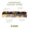 image:imageKent OT Tortoise Pocket Comb  Handmade Fine and Wide Tooth Hair Comb for Men Women and Kids  Travel Beard and Mustache Comb  Saw Cut and Hand Polished Made in EnglandYellow Tokyo