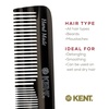 image:imageKent OT Tortoiseshell Pocket Comb  Handmade Fine and Wide Tooth Hair Comb for Men Women and Kids  Travel Beard and Mustache Comb  Saw Cut and Hand Polished Made in EnglandTortoiseshellGraphite