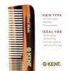 image:imageKent OT Tortoiseshell Pocket Comb  Handmade Fine and Wide Tooth Hair Comb for Men Women and Kids  Travel Beard and Mustache Comb  Saw Cut and Hand Polished Made in EnglandTortoiseshell