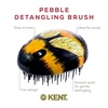 image:imageKent PMB Black Pebble Scalp Massager Shampoo Brush Travel Size Detangling Brush  Scalp Scrubber for Dandruff and Kids Hair Brush for Detangler Shower Hairbrush for TanglesBumblebee