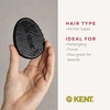 image:imageKent PMB Black Pebble Scalp Massager Shampoo Brush Travel Size Detangling Brush  Scalp Scrubber for Dandruff and Kids Hair Brush for Detangler Shower Hairbrush for TanglesBlack