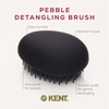 image:imageKent PMB Black Pebble Scalp Massager Shampoo Brush Travel Size Detangling Brush  Scalp Scrubber for Dandruff and Kids Hair Brush for Detangler Shower Hairbrush for TanglesBlack