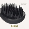 image:imageKent PMB Black Pebble Scalp Massager Shampoo Brush Travel Size Detangling Brush  Scalp Scrubber for Dandruff and Kids Hair Brush for Detangler Shower Hairbrush for TanglesBlack