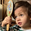image:imageKent Peter Rabbit Small Bristle Nylon Mix Hairbrush Natural Boar Bristle Hair Brush Wooden Beechwood Handle Professional Hair Brushes for Women All Hair TypesPR01