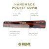 image:imageKent R18T Handmade All Fine Tooth Pocket Comb for Men Hair Comb for Styling Hair Mustache and Beard Saw Cut and Hand Polished Made in England2 Pack