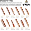 image:imageKent R5T Wide Tooth Comb Detangling Comb Wide Teeth Dressing Table Beard Combs Men for Thick Curly Wavy Hair Hair Detangler Combs for Grooming Styling Beard and MustacheATortoiseshell