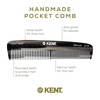 image:imageKent R7T Fine and Wide Tooth Hair Comb Handmade Pocket Comb for Men Beard and Mustache Combs for Everyday Grooming and Styling Sawcut Kent Combs Made in EnglandCombo