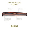image:imageKent R9T All Coarse Hair Detangling Wide Teeth Dressing Table Comb for Thick Curly and Wavy Hair Detangler Comb for Grooming and Styling Beard and MustacheHandmade SawCut and PolishedATortoiseshell