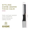 image:imageKent SPC81 SalonStyle Dressing Cutting Comb with Wide and Fine Teeth  Professional Barber Haircut Comb for Styling and Teasing for All Hair Types  Kent Quality Barber SuppliesSPC84