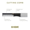 image:imageKent SPC81 SalonStyle Dressing Cutting Comb with Wide and Fine Teeth  Professional Barber Haircut Comb for Styling and Teasing for All Hair Types  Kent Quality Barber SuppliesSPC84
