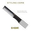image:imageKent SPC81 SalonStyle Dressing Cutting Comb with Wide and Fine Teeth  Professional Barber Haircut Comb for Styling and Teasing for All Hair Types  Kent Quality Barber SuppliesSPC84
