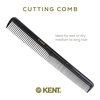 image:imageKent SPC81 SalonStyle Dressing Cutting Comb with Wide and Fine Teeth  Professional Barber Haircut Comb for Styling and Teasing for All Hair Types  Kent Quality Barber SuppliesSPC80