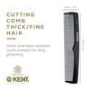 image:imageKent SPC81 SalonStyle Dressing Cutting Comb with Wide and Fine Teeth  Professional Barber Haircut Comb for Styling and Teasing for All Hair Types  Kent Quality Barber SuppliesSPC85