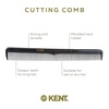 image:imageKent SPC81 SalonStyle Dressing Cutting Comb with Wide and Fine Teeth  Professional Barber Haircut Comb for Styling and Teasing for All Hair Types  Kent Quality Barber SuppliesSPC80