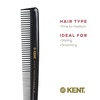 image:imageKent SPC81 SalonStyle Dressing Cutting Comb with Wide and Fine Teeth  Professional Barber Haircut Comb for Styling and Teasing for All Hair Types  Kent Quality Barber SuppliesSPC81